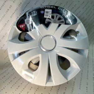 Ковпаки автомобільні пластикові JESTIC Top Ring White R15 - Зображення 1